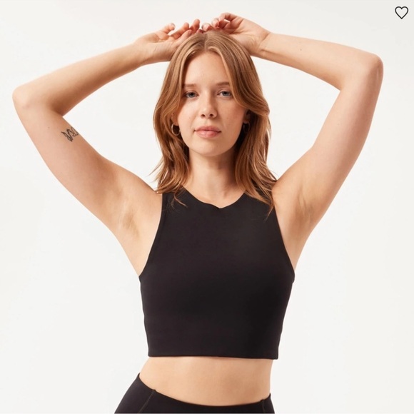 girlfriend collective Tops - Girlfriend Collective Black Dylan Tank Bra Size XXL
